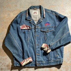 Vintage Planet Hollywood Honolulu 1991 Denim Jacket Large